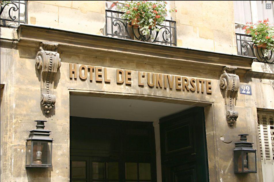 Hotel De L'Universite Paris Exteriör bild